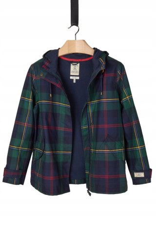 JOULES ponadczasowy krótki płaszcz kurtka przeciwdeszczowa 46