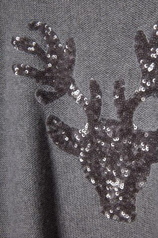 KATESTORM - niezwykły sweter wełna piękny wzór - XL