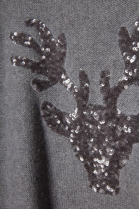 KATESTORM - niezwykły sweter wełna piękny wzór - XL