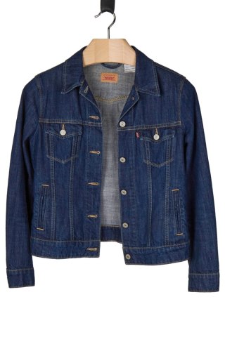 LEVI STRAUSS zawsze modna bluza kurtka katana jeans S/M