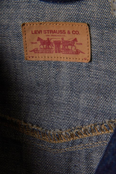 LEVI STRAUSS zawsze modna bluza kurtka katana jeans S/M