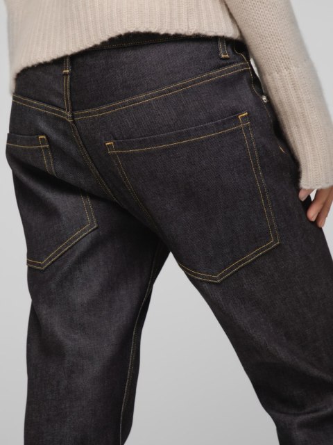 LIS LAREIDA niebanalne spodnie jeans prosty krój 34