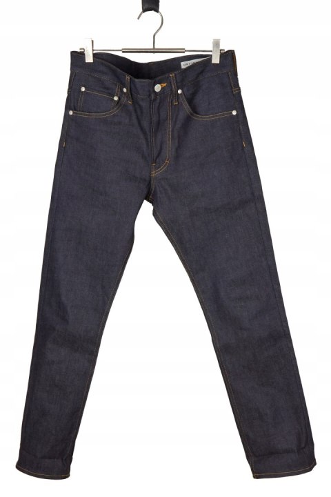 LIS LAREIDA niebanalne spodnie jeans prosty krój 34