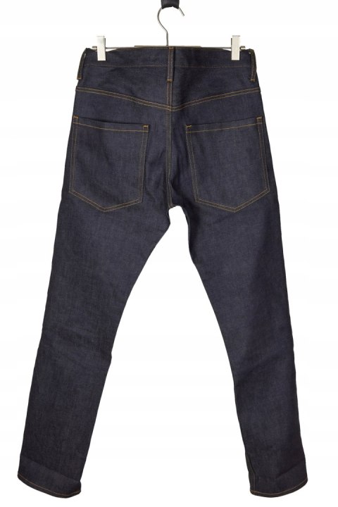 LIS LAREIDA niebanalne spodnie jeans prosty krój 34