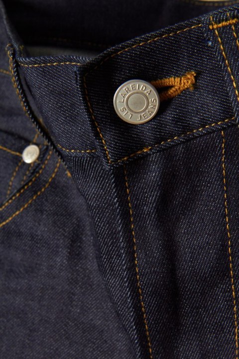 LIS LAREIDA niebanalne spodnie jeans prosty krój 34