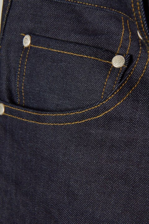 LIS LAREIDA niebanalne spodnie jeans prosty krój 34