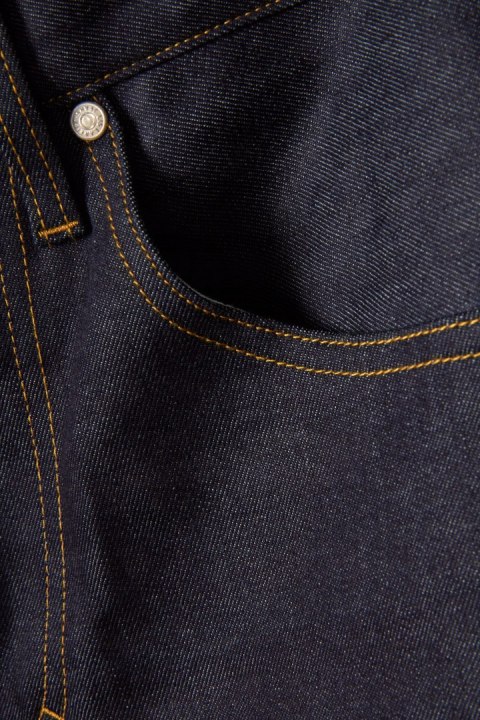 LIS LAREIDA niebanalne spodnie jeans prosty krój 34