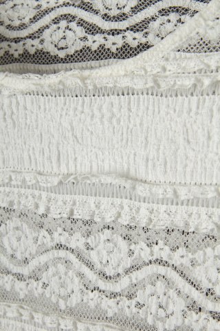 Luźna romantyczna bluzka koronki boho - S/M