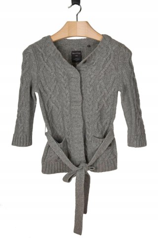 MARC O'POLO mięciutki sweter wełna piękny splot S