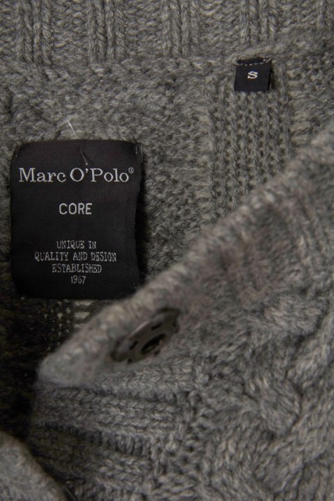 MARC O'POLO mięciutki sweter wełna piękny splot S