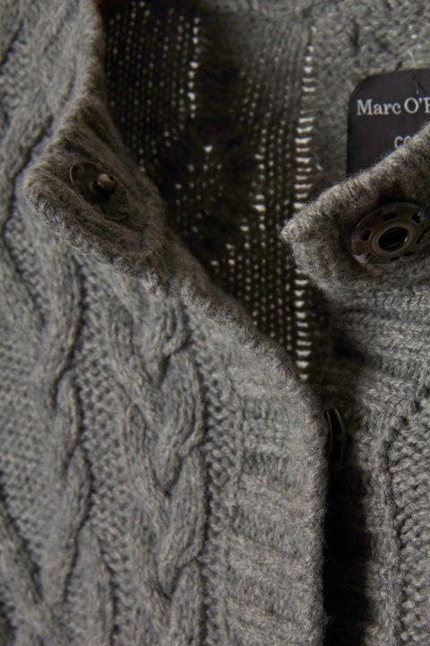 MARC O'POLO mięciutki sweter wełna piękny splot S