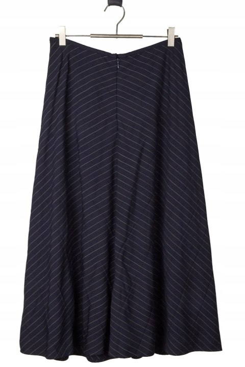 MARK KENLY DOMINO TAN - luksusowa spódnica wełniana w drobne paski - 38