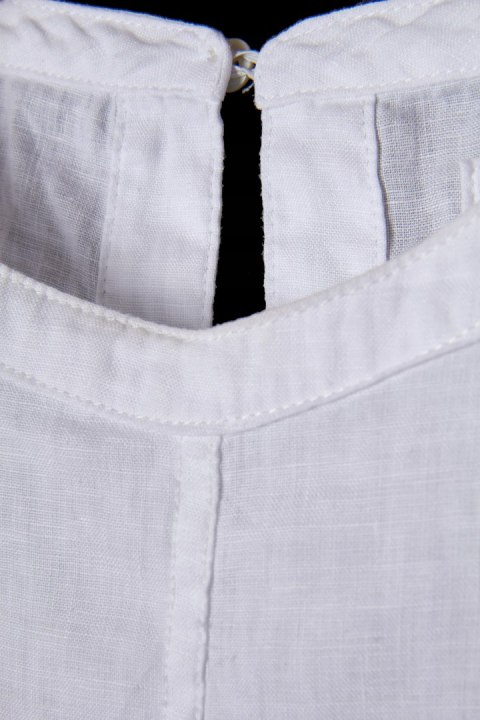 MARKS&SPENCER mięciutka bluzka lniana śnieżna biel 42