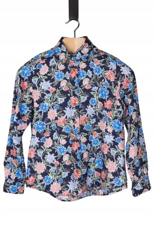 MARKS&SPENCER - modna bluzka koszulowa szlachetny len - XS