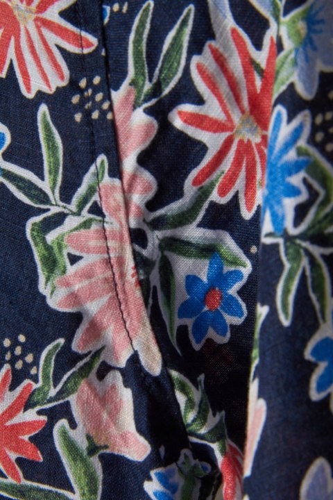 MARKS&SPENCER - modna bluzka koszulowa szlachetny len - XS