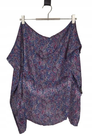 MASSIMO DUTTI niezwykle delikatny szal piękne kolory paisley