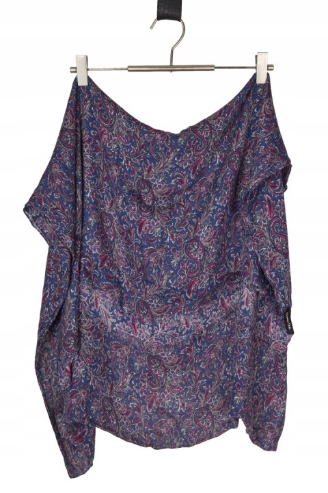 MASSIMO DUTTI niezwykle delikatny szal piękne kolory paisley