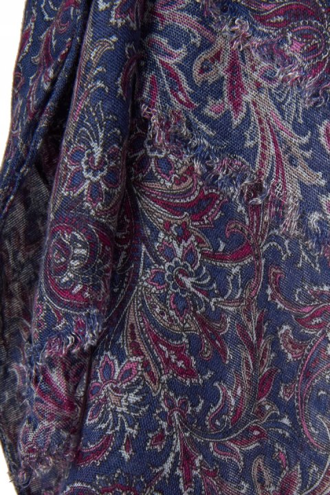 MASSIMO DUTTI niezwykle delikatny szal piękne kolory paisley