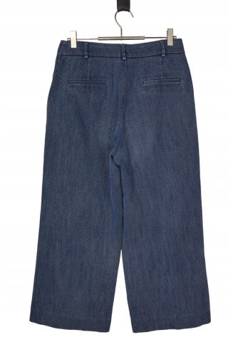 MASSIMO DUTTI modne spodnie kuloty bawełna 38