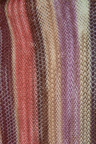 MISSONI wyszukany szal apaszka z frędzlami