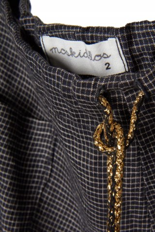 MOSKIDDOS śliczne niszowe spodnie delikatny len M/L