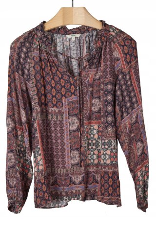 NEXT - czarująca bluzka koszulowa piękny wzór - 42