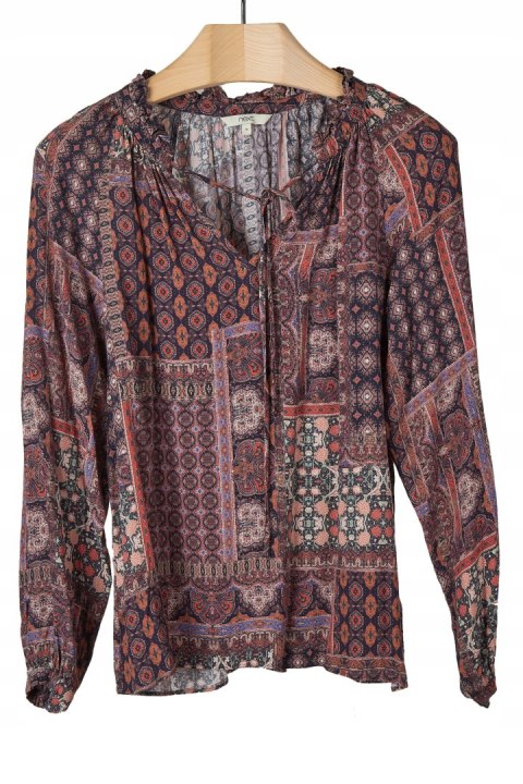 NEXT - czarująca bluzka koszulowa piękny wzór - 42