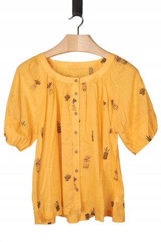 NEXT delikatna bluzka koszulowa motyw kwiatów w wazonie 46