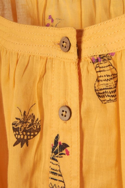 NEXT delikatna bluzka koszulowa motyw kwiatów w wazonie 46