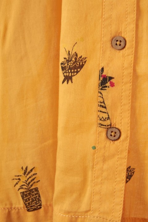 NEXT delikatna bluzka koszulowa motyw kwiatów w wazonie 46