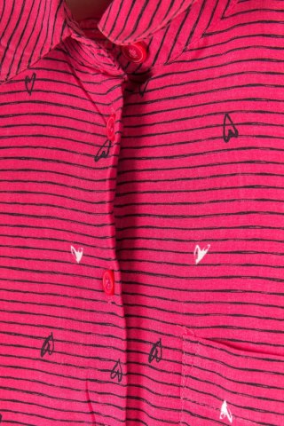 NEXT - oryginalna bluzka koszulowa serduszka - 36