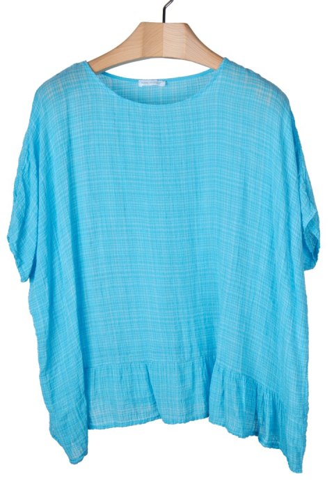 Nieziemsko piękna włoska tunika cudny kolor - XL