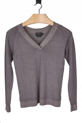 PENDLETON mięciutki jak chmurka sweter wełna merynosa stalowy kolor XS/S