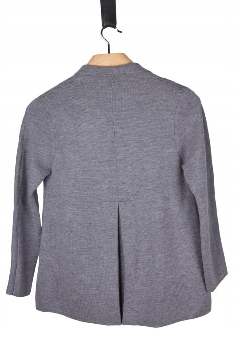 REPEAT nietuzinkowy gładki sweter wełna merynosa 36