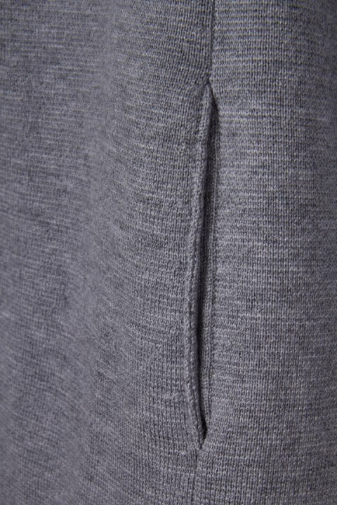 REPEAT nietuzinkowy gładki sweter wełna merynosa 36