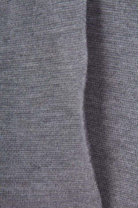 REPEAT nietuzinkowy gładki sweter wełna merynosa 36