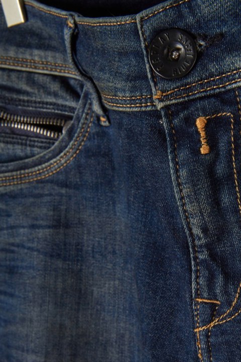 REPLAY YASMEEN - unikatowe spodnie jeans - 28/32