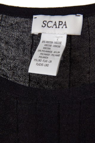 SCAPA fenomenalny włoski sweter ponczo wiskoza oversize L/XL