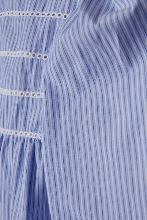 SOFIE SCHNOOR śliczna bluzka koszulowa rękaw bufka 42