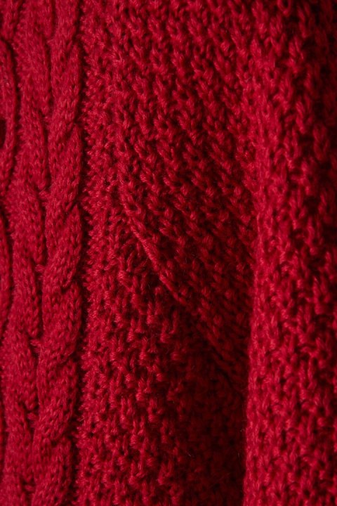 SPIETH & WENSKY niebanalny sweter wełna piękny splot L