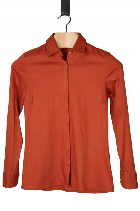 STENSTRöMS bluzka koszulowa wysokogatunkowa bawełna koniakowy kolor S