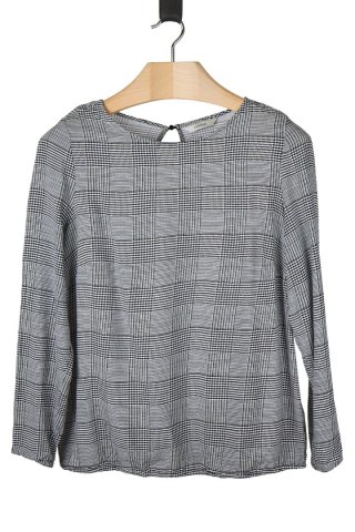 TCHIBO - bluzka koszulowa ciekawy wzór - 42/44