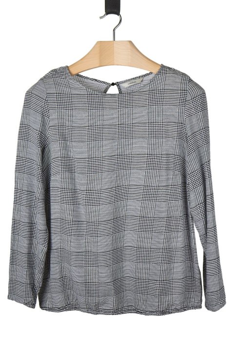 TCHIBO - bluzka koszulowa ciekawy wzór - 42/44