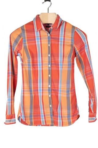 TOMMY HILFIGER - bluzka koszulowa w kratkę - 36