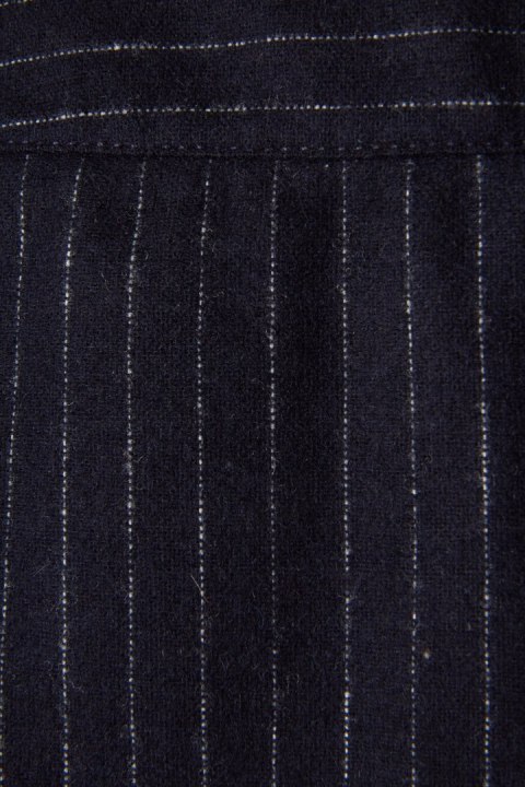 TOMMY HILFIGER - śliczna spódnica wełniana w drobne paski - 36