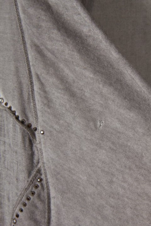 TREDY - cudna bluzka narzutka z lnem zdobiona - 40