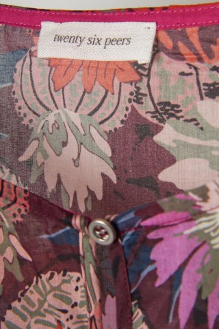 TWENTY SIX PEERS lekka bluzka bawełna motyw kwiatów 40