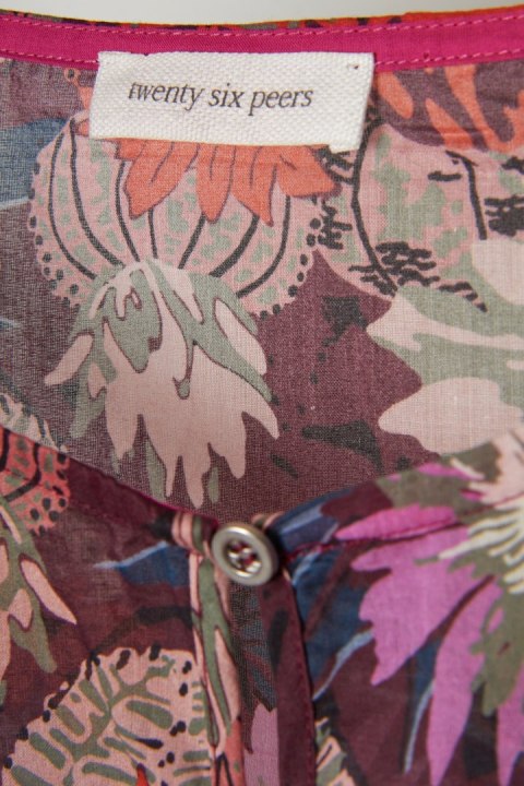 TWENTY SIX PEERS lekka bluzka bawełna motyw kwiatów 40