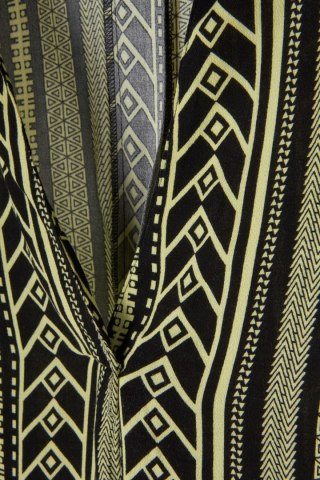 ULLA POPKEN -luźna bluzka geometryczne wzory - XXL