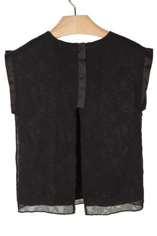 VINTAGE BY FE - elegancka bluzka wieczorowa - XS/S